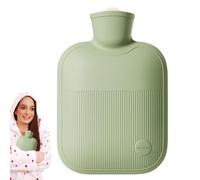 Hot Water Bag - Airtight Compression Water Bottle | 1000 ml Water Heater Bag, Hand Warmers and Feet, Portable Reusable Hot Bag, Water Bag for Cramping Me