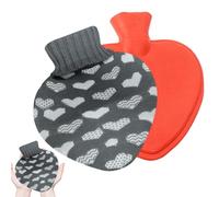 Hot Water Bag - Heart Shaped Hot Water Bags, L Is Sealed With A Screw Cap To Improve Holding | Plush Hand Warmer Bag Filled With Hot Water For Men Women