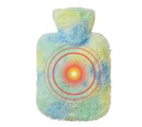 Hot Water Bag, Hot Water Bottle, 1000 ml Portable Heated Water Bottles, Small Hot Water Bottle, Winter Hand Warmer, Foot Warmer with Cover for Feet and Hands