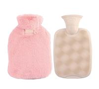 Hot-Water Bag，Hot Water Bottle W/Soft Cover Classic Hot Bag for Keep Warm Winter/Pink(Pink)