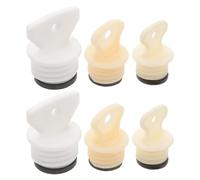 Hot Water Bag Plug Stopper 6pcs Rubber Detachable Leak Prevention Winter | Replacement Cap Accessory, Sealing Plug for Washer Kettle and Hot Water Bottle Users, Home Warmth