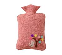 Hot Water Bag, Soft Cover Hot Water Bottle with High Temperature, Hot and Cold for Neck Pain Shoulder, Menstrual Cramps, Hand and Foot Warmers, E Pouch