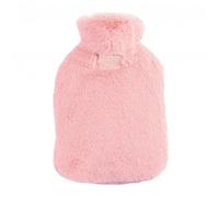 Hot-Water Bag，Winter Hot Water Bottle Warmer Soft Keep Warm in Winter Solid Color Heat Feet Hand Bag(Pink)