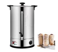 Hot Water Boiler Dispenser, Boiler Warmer Coffee Urn with Cover And Spigot Ideal for Catering Cafe Wedding Reception(12L)