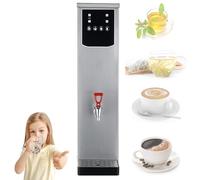 Hot Water Boiler, Fast Boiling Commercial Water Heater, Auto Temperature Control, 2.5kW Autofill Stainless Steel for Tea and Coffee Making