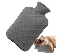 Hot Water Bottle 1.2L - Detachable Hot Water Bottle, Waterproof Removable Heat Retention 4-6 Hours with Cover for Back Shoulders Legs Hands Winter Travel School Camping