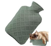 Hot Water Bottle 1.2L, Removable Hot Pack, 4-6 Hour Heat Retention with Cover Leak Proof for Legs Shoulder Neck Back Kids School Camping Travel Winter