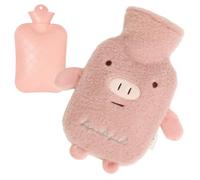 Hot Water Bottle - 1L Fun Design Waterproof Hot Water Bottle Soft Comfortable Cover for Legs Hands Neck Back in Winter Travel Camping Women Men