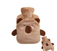 Hot Water Bottle - 1L Winter Cold Protection with Animal Pattern, Hot Water Bottle Cover - for Muscle Recovery Women Menstrual Sports Injuries