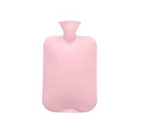Hot Water Bottle 2 PCS Thick Hot Water Bottles Portable Rubber Winter Warm Bag Hand Warmer Girls Pocket Feet Bottle(Pink-2000ml)