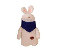 Hot Water Bottle 2pcs 1000ML Hot Water Bottle Bag Girls Plush Shoulder Hand Warmer Heat Pack Warm Belly Instant Winter Heating Pad(White Rabbit)