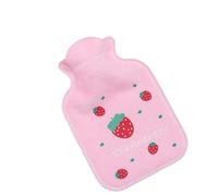 Hot Water Bottle 2PCS Tummy Warmers Hot Water Bottle Rubber Bag Cartoon Warm Relaxing Safe Heat Cold Large Plush Cloth(2)