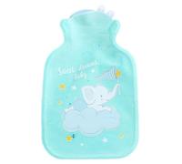 Hot Water Bottle 2PCS Tummy Warmers Hot Water Bottle Rubber Bag Cute Cartoon Warm Relaxing Safe Heat Cold Large Plush Cloth(N5)