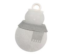 Hot Water Bottle 320ml Leak-Proof Snowman Warmer with Cover