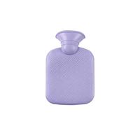 Hot Water Bottle - 500/1000/2000Ml Capacity - Hot Water Bag for Pain Relief, Back Pain, Period Pain, Neck and Shoulders - No Cover,D-Purple,500ml