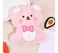 Hot Water Bottle, Animal Plush Hot Water Bottle, Cute & Cozy Leak-Resistant Hot Water Bag for Hand, Feet, Neck & Shoulder Pain Relief, Hot/Cold Dual-Use Portable Warmer for Adults (Pink)