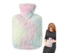 Hot Water Bottle Bag, Hot Water Bag, 1000 ml Hot Water Bag, Heated Bottle, Small Hot Water Bottle, Winter Hand Warmer, Foot Warmer with Cover for Feet and Hands