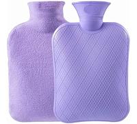 Hot Water Bottle Bag, Injection Type,Thickening Explosion Proof,Warm Your Hands, Relieve Dysmenorrhea (Purple) (Purple)