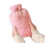 Hot Water Bottle Bag - Leakproof Reusable Design with Soft Cover, Rubber Hot Compress Bottle, Insulated Container for Heat | Hot Water Bottles