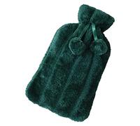 Hot Water Bottle Bag Practical Rubber Hand Feet Warmer Multifunction(Green)