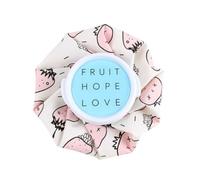 Hot Water Bottle Cartoon Hot Water Bottle Bag Dual Use Summer Ice Multipurpose Knee Head Leg Relief Pain Keep Warm Supplies(White)