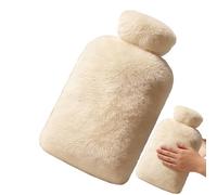 Hot Water Bottle Cover, 2000 ml Leak-Proof Reusable Cute Pouch Hand Warmer with Plush Cover | for Bedroom, Living Room, School, Office, Travel, Winter, Cold Weather, Soulagem