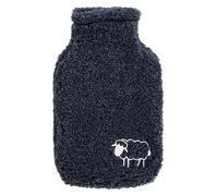 Hot Water Bottle Cover Made of Sheep's Wool 35 x 20 cm Blue