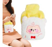 Hot Water Bottle - Foot Heating Pack with Plush Cover - Hot Water Bottle Heating Pad | For Feet Hands Abdomen Neck Legs Women Students Bed Sofa Bedroom Pendant