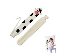 Hot Water Bottle for Winter, Plush Hot Water Bottle, Long 2L Hot Water Bottle, Portable Hand Warmer with Large Capacity and Soft Cover, Bed Warmer for Waist