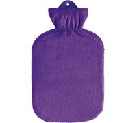 Hot Water Bottle Heating Cushion Bed Pillow Plush Cover Purple 2 L