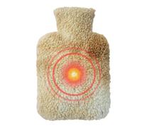 Hot Water Bottle Heating Pad - Portable Hot Water Bag 1000ml Heated Small Hot Water Bottle Warmer Winter Hand Warmer Foot Warmer with Cover for Feet and Hands