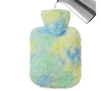 Hot Water Bottle, Hot Water Bag - 1000ml Hot Water Bag, Heated Bottle, Small Hot Water Bottle, Winter Hand Warmer, Foot Warmer with Cover for Feet and Hands