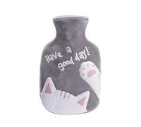 Hot Water Bottle, Hot Water Bag, Hand Feet Warmer with Soft Velet Cover for Menstrual Cramps, Neck and Shoulder Pain Relief, and Cold Therapies..