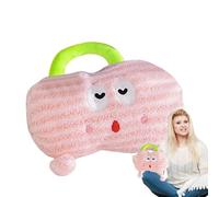Hot Water Bottle, Hot Water Bag, Hot Water Bottle, Cute Heat Bag with Cloud Handle, Reusable Plush Cushion Water Bag for Neck and Shoulder , Women, Old Men, Children