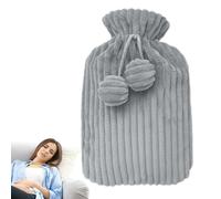 Hot Water Bottle, Hot Water Bag, Hot Water Pack, Hand and Foot Warmer, High Temperature Resistant, Leak-Proof, Insulated Water Bag for Winter