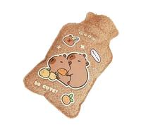 Hot Water Bottle, Hot Water Bottle, Animal Pattern Hot Pack, Hand Warmer Foot Warmer, Soft Plush Water Filled Hot Pack for Kids Adults