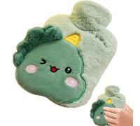 Hot Water Bottle,Hot Water Bottle,Hand and Foot Warmer,Cold Water Bottle,Animal Cover,Portable Cozy Cold Weather Warmer for Neck and Shoulders
