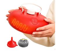 Hot water bottle: hot water bottle, hot water bottle filled with water, large capacity, 1.6/2L, warm foot warmer, hands and feet warmer in winter, hot water bottle