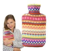 Hot Water Bottle, Hot Water Bottle with Lid, Heat Pack Small Hot Water Bag | Hot Pack, Fashion Hot Water Bags, Cooler Bag for Cold Winter, Home,