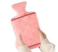 Hot Water Bottle - Hot Water Bottles with Cover, Bag with Plush Cover, Leak-Proof Refillable Warm Bottles | for Dorm Room Camping Commuting School Students Teens Girls Women Winter Comfort