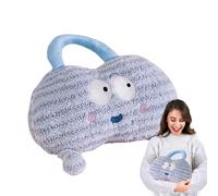 Hot Water Bottle Hot Water Pack Cute Cloud Hand Foot Warmer Heat Bag with Handle Water Bag Plush Cushion Hot Compress Bag for Neck and Shoulder