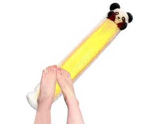 Hot Water Bottle - Long Hot Water Bottle with Cuddly Cover - 2.4 L for Hands and Feet | For Compresses on Back Shoulder Lumbar Neck Belly Feet for Women Girls Seniors On the Go