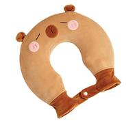 Hot Water, Bottle Plush Cover, U-Shape Neck Pad, Animal Design Pouch, Winter Recovery Accessory, Muscle, Personal Care Women Kids Travel for Winter, Recovery, and Muscle