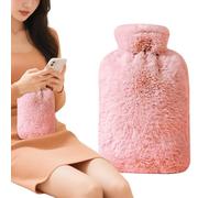 Hot Water Bottle - Polyester Fiber PVC 24x14x5cm | Hot Water Bag for | Discomfort Relief Cold Compress for Office Travel Adults Kids Elderly Winter Shoulder Neck Feet