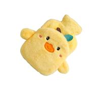 Hot Water Bottle - PVC 1L | Animal Pattern Winter Heating Pad | Hot Water Bag | Pouch With Soft Cover Capybara, Frog, Little Yellow Duck For Cold Relief, Relaxation, Bed, Travel, Home