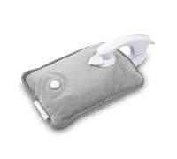 Hot Water Bottle, Rechargeable by Carmen Auto Temp Control in Grey, C85043GRY