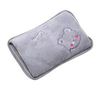 Hot Water Bottle - Rechargeable Electric Hand Warmer Soft Cover | Portable Heating Bag Thermal Pad | Indoor Outdoor Warm Pouch for Home Office School, Reusable Winter Comfort Heat Pack
