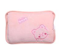 Hot Water Bottle - Rechargeable Hand Warmer 10x7x2 Inch | Hot Water Bottle with Plush Cover | For Outdoor, Home, Office, School, Indoor