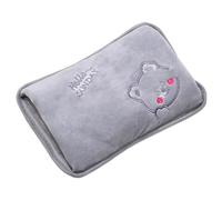 Hot Water Bottle, Rechargeable Leak-Proof Hand Warmer, 27x19x4cm, Soft Cover Heat Pack, Electric Thermal Bottle, Versatile Heat Reliefs, for Period Cramps Muscles Neck Legs Waist Body