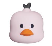 Hot Water Bottle - Silicone Duck Shape 17.5cm Reusable Hand Warmer Soft Knitted Bag Microwave Safe | Cartoon Hot Water Bag for Hands, Feet, Neck, Shoulder, Cold Weather